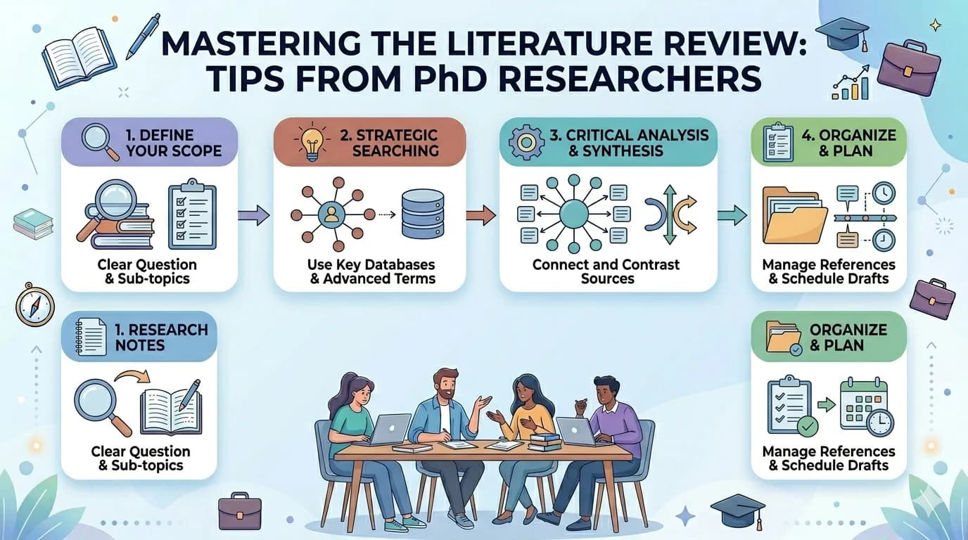 Mastering the Literature Review: Tips from PhD Researchers